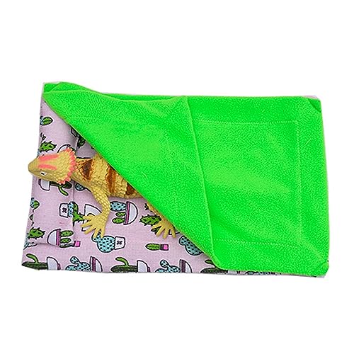 BaoFufc Eidechsen Baumwollbett Haustier Hamster Chinchillas Meerschweinchen Käfig Spielzeug mit Kissen Mehrzweck-Baumwollbett Eidechsen Baumwollbett von BaoFufc