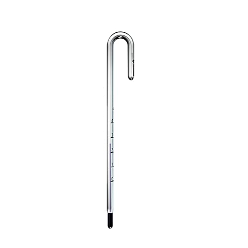 BaoFufc Fish Aquarium Flüssigkeits-in-Glas-Thermometer, Eintauch-Typ, Rohr-förmiges Thermometer, Terrarium-Temperaturmesser, Flüssigkeits-in-Glas, Laborthermometer, 10 mm von BaoFufc