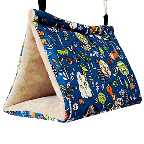 BaoFufc Hängematte zum Aufhängen für Vögel für Käfig Winter Warm Plüsch Zelt Versteck Papagei Kuscheln Hütte zum Spielen und Ausruhen Käfig von BaoFufc