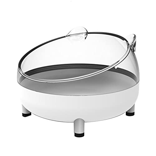 BaoFufc Hamster-Toilettenschüssel Hamster Badezimmer Sand Hamster Badewanne Hamster Toilettenbox Anti-Splash Hamster Toilette Nest Hamster Badewanne Weiß von BaoFufc