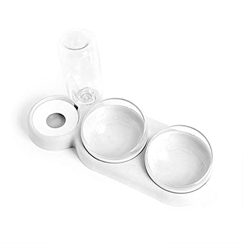 BaoFufc Haustier Katzennapf Automatischer Futterspender 3-in-1 Hund Katze Futter Wassernapf Haustier Feeder und Waterer Dish Schüsseln für Katzen Haustier Katzennapf Automatischer Feeder 3-in-1, Weiß BaoFufc Haustier Katzennapf Automatischer Futterspender 3-in-1 Hund Katze Futter Wassernapf Haustier Feeder und Waterer Dish Schüsseln für Katzen Haustier Katzennapf Automatischer Feeder 3-in-1, Weiß von BaoFufc
