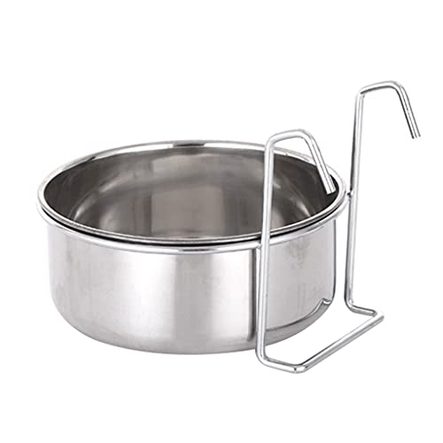 BaoFufc Hundenäpfe aus Edelstahl mit Haken für Katzenkäfig und Hundehütte zum Aufhängen, Futterstation aus Metall für Frettchen, Kaninchen, Edelstahlnäpfe zum Aufhängen BaoFufc Hundenäpfe aus Edelstahl mit Haken für Katzenkäfig und Hundehütte zum Aufhängen, Futterstation aus Metall für Frettchen, Kaninchen, Edelstahlnäpfe zum Aufhängen von BaoFufc