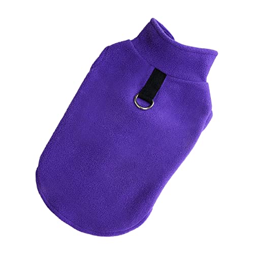 BaoFufc Hundepullover für kleine Hunde, warmer Pullover, Mantel, Outfit für Katzen, Fleece, weiche Hunde-Fleece-Hundejacken für Hunde, Fleece, ärmellos, Fleece, Hund von BaoFufc