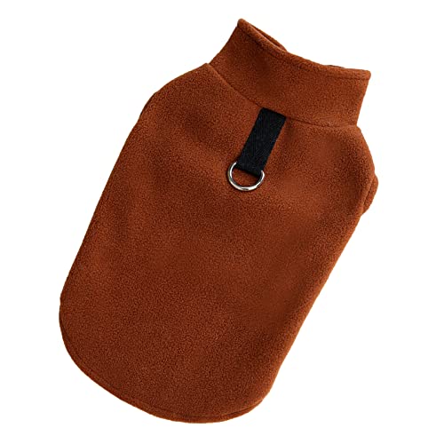 BaoFufc Hundepullover für kleine Hunde, warmer Pullover, Mantel, Outfit für Katzen, Fleece, weiche Hunde-Fleece-Hundejacken für Hunde, Fleece, ärmellos, Fleece, Hund von BaoFufc