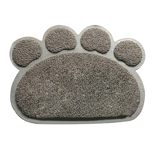 BaoFufc Katzentoilettenmatte, wasserdicht, wasserdicht, leicht zu reinigen, Streukontrolle, waschbar, leicht zu reinigen, für den Innenbereich, Größe L, Grau BaoFufc Katzentoilettenmatte, wasserdicht, wasserdicht, leicht zu reinigen, Streukontrolle, waschbar, leicht zu reinigen, für den Innenbereich, Größe L, Grau von BaoFufc