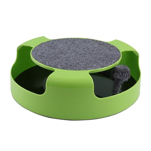 BaoFufc Lovely Cats Mouse Teasing Toy Indoor Floor Exercise Play Funny Toy for Cats Exercise Multifunctional Cats Track Cats Circuit Toy, Green BaoFufc Lovely Cats Mouse Teasing Toy Indoor Floor Exercise Play Funny Toy for Cats Exercise Multifunctional Cats Track Cats Circuit Toy, Green von BaoFufc