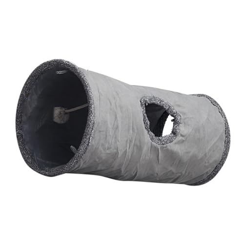 BaoFufc Niedlicher Katzentunnelschlauch, zusammenklappbar, Plüsch, faltbar, Spielzeug für Indoor-Katzen, Tunnel, Frühling, Versteckspiel, zusammenklappbar, Katzentunnel, groß, grau, klein BaoFufc Niedlicher Katzentunnelschlauch, zusammenklappbar, Plüsch, faltbar, Spielzeug für Indoor-Katzen, Tunnel, Frühling, Versteckspiel, zusammenklappbar, Katzentunnel, groß, grau, klein von BaoFufc