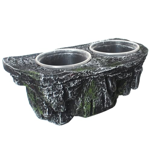 BaoFufc Reptilien Feeder Futter Wassernapf Terrarien Ornamente Futterschale für Schildkröten Wassernapf für Eidechsen Geckos Reptilien Wassernapf klein BaoFufc Reptilien Feeder Futter Wassernapf Terrarien Ornamente Futterschale für Schildkröten Wassernapf für Eidechsen Geckos Reptilien Wassernapf klein von BaoFufc