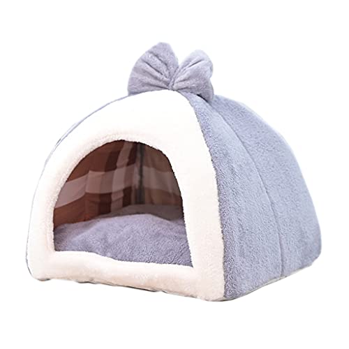 BaoFufc Rundes Kuschel-Hundebett mit Fliege für Haustiere, geschlossen, warm, kuschelig, Burrow, Decke, abnehmbar für Hunde und Katzen, Supp, Haustierbetten für große Hunde mit Abdeckung BaoFufc Rundes Kuschel-Hundebett mit Fliege für Haustiere, geschlossen, warm, kuschelig, Burrow, Decke, abnehmbar für Hunde und Katzen, Supp, Haustierbetten für große Hunde mit Abdeckung von BaoFufc