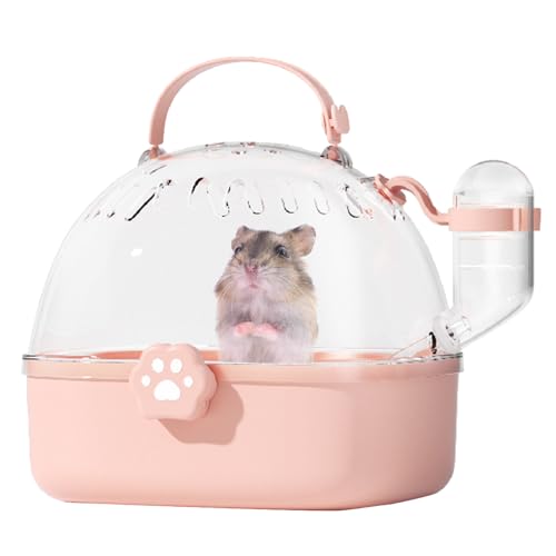 BaoFufc Tragbarer Hamsterkäfig, Hamsterkäfig, Hamsterkäfig, Hamsterkäfig, Outdoor, Hamsterkäfig, durchsichtiger Käfig von BaoFufc