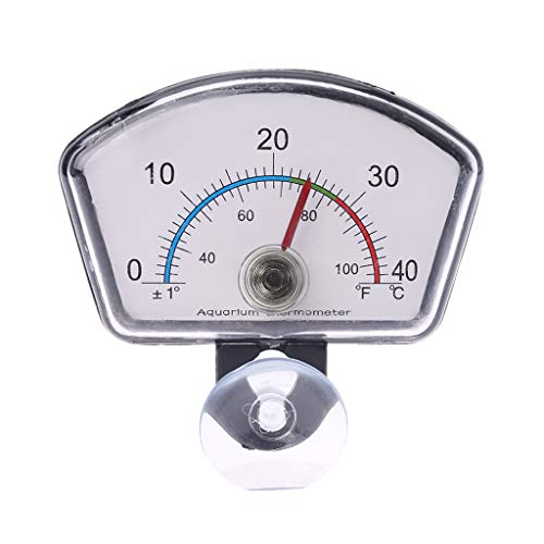 Digitales Unterwasser-Thermometer für Aquarium, Fisch-Thermometer mit Saugnapf, leicht ablesbar, wasserdicht, kabellos, Aquarium, Landschaft, Pflanze, Landschaft, Aquarium, Aquarium von BaoFufc