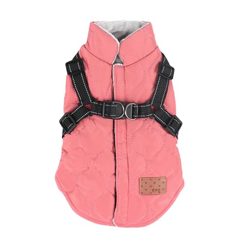 Haustier-Hundejacken, Winterkleidung für kleine Hunde, warme Jacken, Mantel, Outfit, Anti-Verlust-Hundejacken mit Traktionsschlaufe, Haustier-Winterkleidung, Winterkleidung, männliche von BaoFufc