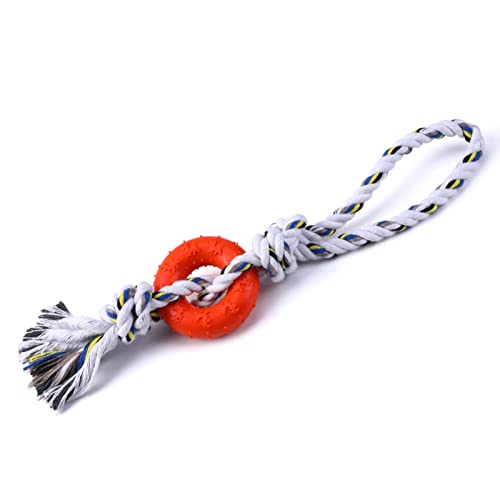 Hundeball Spielzeug mit Seil Interaktives Spiel für Hunde Füllen Zahnen Kauspielzeug Interaktives Puzzle Hundeball Baumwollseil Interaktiver Hund für Kleine Hunde Hundeball Spielzeug mit Seil Interaktives Spiel für Hunde Füllen Zahnen Kauspielzeug Interaktives Puzzle Hundeball Baumwollseil Interaktiver Hund für Kleine Hunde von BaoFufc
