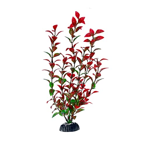 Set mit 10 Wasserpflanzenblättern für Aquarien, Dekoration, schönes Aussehen, künstliche Pflanzenblätter, mehrfarbig, Aquariumpflanze von BaoFufc