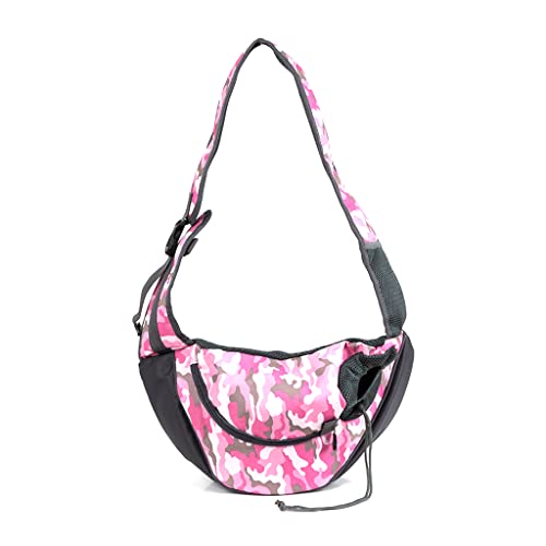 Tragbare Reisetasche für Haustiere, mit rutschfestem Schultergurt, Geschenk für Haustiere, mit verstellbarem Schultergurt, Str Haustier-Tragetasche für Hunde von BaoFufc