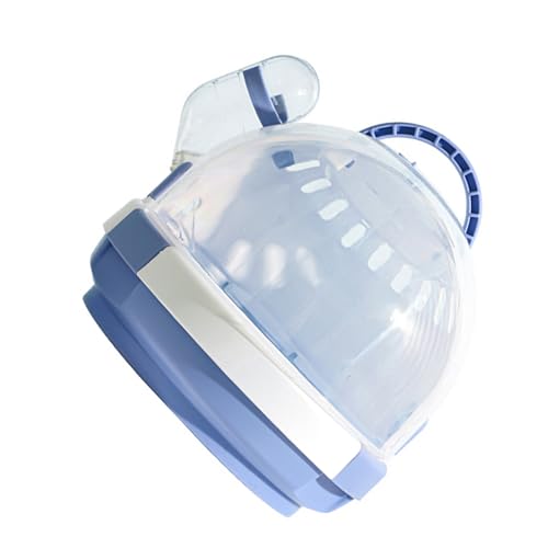 Tragbarer Transportkäfig für kleine Haustiere, belüftet, transparent, tragbare Tragetasche für Hamster, Kleintiere, Reiseetui, tragbarer Haustierkäfig, belüftet, Haustier-Unterschlupf, Outdoor, Tragbarer Transportkäfig für kleine Haustiere, belüftet, transparent, tragbare Tragetasche für Hamster, Kleintiere, Reiseetui, tragbarer Haustierkäfig, belüftet, Haustier-Unterschlupf, Outdoor, von BaoFufc