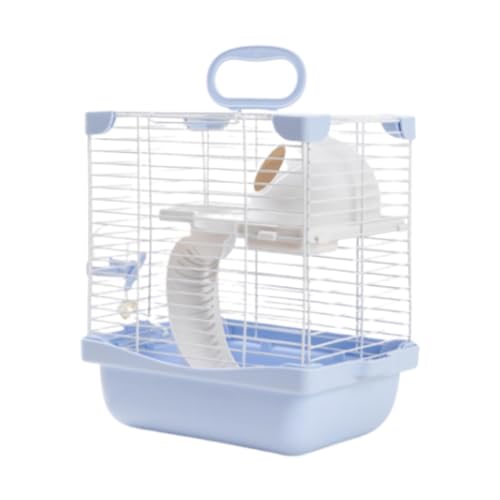 Baoblaze 2 Stufe Hamster Käfiggehäuse 7.4x9x11inch Mehrzweckabnehmbares Bodenschale Leichtes Leicht mit gleitbarem tragbarem Reisekäfig, Blau Baoblaze 2 Stufe Hamster Käfiggehäuse 7.4x9x11inch Mehrzweckabnehmbares Bodenschale Leichtes Leicht mit gleitbarem tragbarem Reisekäfig, Blau von Baoblaze