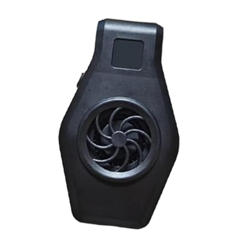 Baoblaze Aquarium-Kühllüfter, Aquarium-Kühllüfter, tragbar, USB-betrieben, wasserdicht, Zubehör, Aquarium-Kühler für Hamster, Salzwasser, Schwarz von Baoblaze
