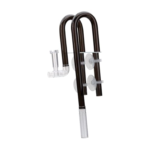 Baoblaze Aquarium Lily Tube Aquarium Wasserpflanze Tank Zufluss Abfluss mit Oberflächenskimmer Kontrolle Wasserstand Aquarium, 12mm Schwarz von Baoblaze