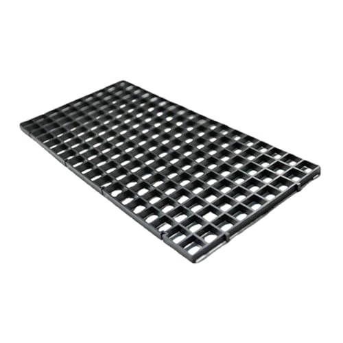 Baoblaze Aquarium-Trennwand, Anti-Sprungdeckel, einfach zu installierende Aquarium-Filter-Trennhaube, multifunktionale Bodenschale, Schwarz, 30 X 15 X 1.5 cm von Baoblaze