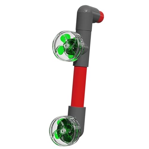 Baoblaze Aquarium -Wasserauslassventilator mit Rohrbeschlägen, rotierend, Grüner Lüfter, 20 Mm von Baoblaze