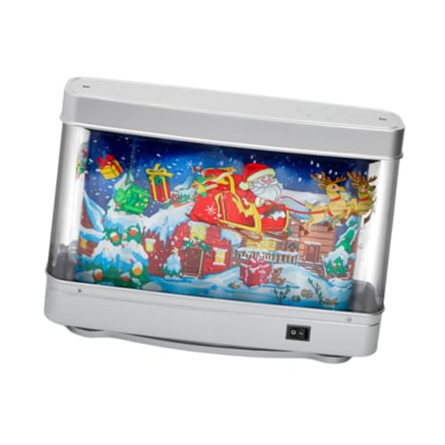 Baoblaze Aquarium-Weihnachtslampe, Aquarium-Lichter, Ansichten, bewegliches Geschenk, sensorische Aquarium-Lampe, Fischtank-Dekoration, Licht für Wohnheim, von Baoblaze
