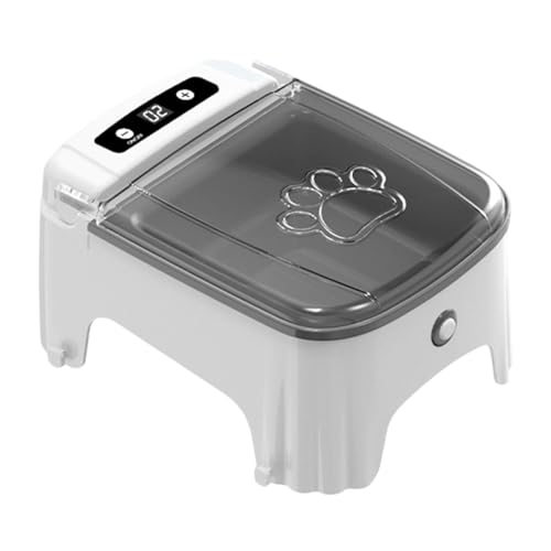 Baoblaze Automatische zeitgesteuerte Pet Feeder Behälter Praktische Erhöhte Hundefuttermittel für die Ausgangsreise für nasse und trockene, Grau Baoblaze Automatische zeitgesteuerte Pet Feeder Behälter Praktische Erhöhte Hundefuttermittel für die Ausgangsreise für nasse und trockene, Grau von Baoblaze