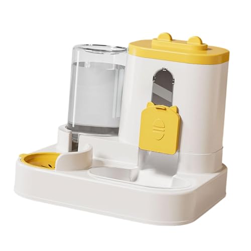 Baoblaze Automatischer Futter- und Wasserspender für Haustiere, Futter- und Wasserspender, rutschfeste Futterstation, Hundefutterspender für Katzen und kleine, Gelb Baoblaze Automatischer Futter- und Wasserspender für Haustiere, Futter- und Wasserspender, rutschfeste Futterstation, Hundefutterspender für Katzen und kleine, Gelb von Baoblaze