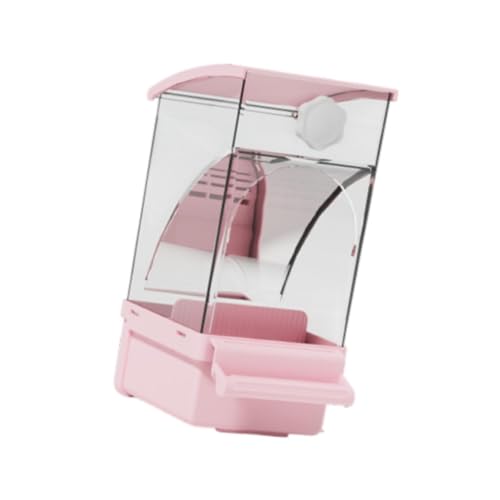 Baoblaze Automatischer Vogelfutterleiter, Papageienfuttermittel -Lebensmittelbehälter, Rosa von Baoblaze