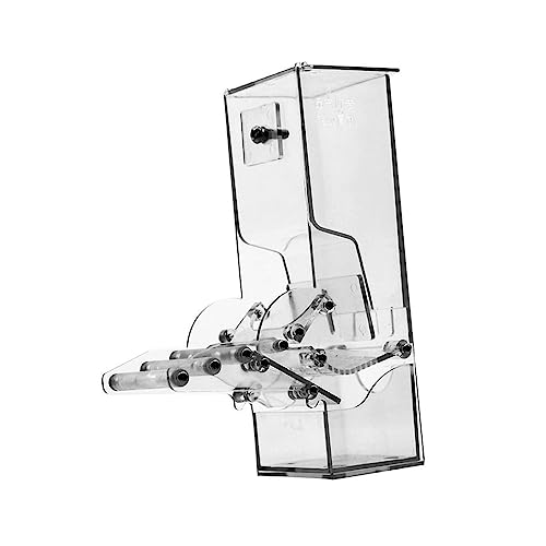 Baoblaze Automatischer Vogelfutterspender, hängender Papageien-Futterspender, kein Durcheinander für Käfig mit Barschfutter, Futterbehälter für Finken, Baoblaze Automatischer Vogelfutterspender, hängender Papageien-Futterspender, kein Durcheinander für Käfig mit Barschfutter, Futterbehälter für Finken, von Baoblaze