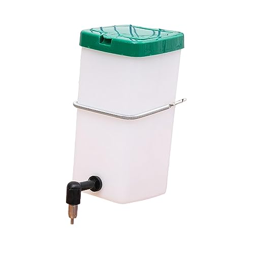 Baoblaze Automatischer Wassertrinker für Kaninchen, Wassertrinkspender, auslaufsicher, automatischer Wasserspender für Igel, Hühner, Wachteln, Frettchen, 1L 8,5x8,5x18,5cm von Baoblaze