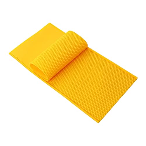 Baoblaze Bienenwachs -Foundation -Blatt, Wabenblätter Machen Accessoire, Praktische Bienenstock -Prädser tragbar für, Gelb von Baoblaze