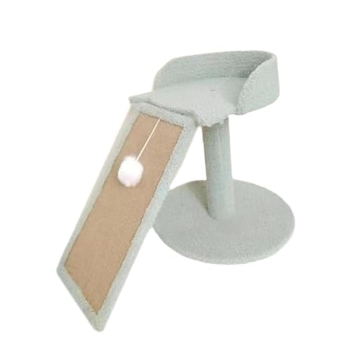 Baoblaze Cat Tree, Sisal Cat Croboper Condo Kreativ mit baumelnden Spielzeug mit Kratzerbrett, Kätzchenturm für Innenkatzen Spielen, Hellblau von Baoblaze