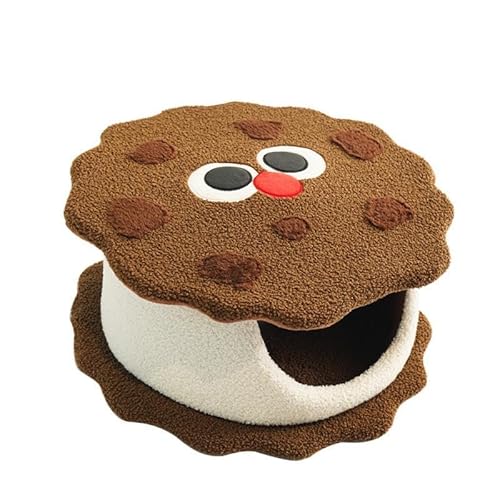 Baoblaze Cookie Katzenbett, Schlafplatz für drinnen, gemütliches Kleintierhaus, Kätzchenhöhle, Bett, Katzenhaus für Katzen, Hase, Zwergspitz, Kätzchen Baoblaze Cookie Katzenbett, Schlafplatz für drinnen, gemütliches Kleintierhaus, Kätzchenhöhle, Bett, Katzenhaus für Katzen, Hase, Zwergspitz, Kätzchen von Baoblaze