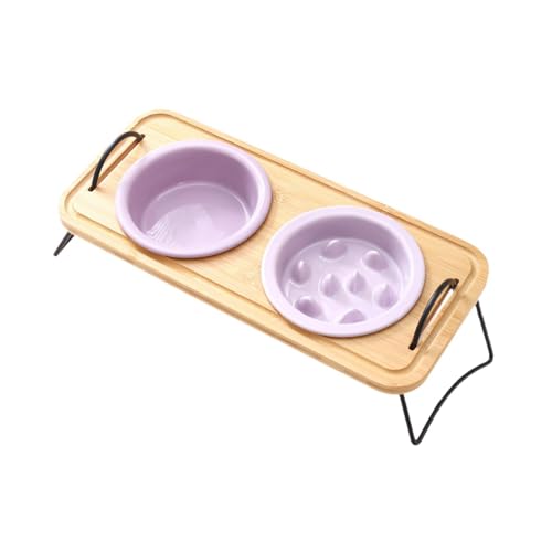 Baoblaze Erhöhtes -Hundenapf-Set, Slow-Food- mit Ständer, praktisch, leicht zu reinigen, rutschfest, Stabiler Katzennapf für kleine und mittelgroße, Lila Baoblaze Erhöhtes -Hundenapf-Set, Slow-Food- mit Ständer, praktisch, leicht zu reinigen, rutschfest, Stabiler Katzennapf für kleine und mittelgroße, Lila von Baoblaze