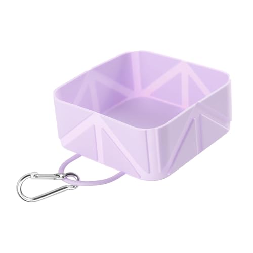 Baoblaze Faltbarer Reise-Hundenapf, Futternapf, kompakt, lebensmittelechtes, erweiterbar, 10,5 x 10,5 x 4,5 cm, für Camping und Parkplatz, Violett Baoblaze Faltbarer Reise-Hundenapf, Futternapf, kompakt, lebensmittelechtes, erweiterbar, 10,5 x 10,5 x 4,5 cm, für Camping und Parkplatz, Violett von Baoblaze