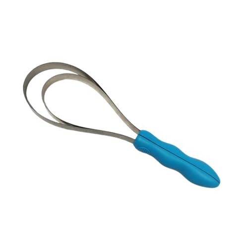 Baoblaze Fellpflege-Klinge für Haustiere, Fellpflege-Werkzeug, tragbares Zubehör, Fellpflegekamm, Tierhaarentferner, Pflegewerkzeug für alle Hunde, Tiere, Doppelschleife von Baoblaze