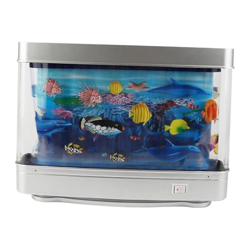 Baoblaze Fisch-Aquarium-dekorative Lampe, Tropische Fische, Nachtlicht, beweglicher Hintergrund, Aquarium-dekorative Lampe für den Innenbereich, von Baoblaze