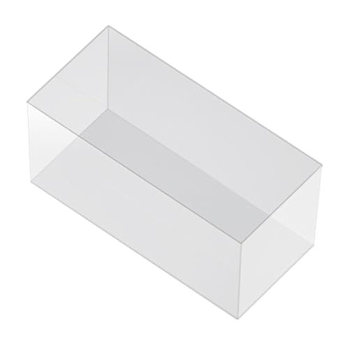 Baoblaze Fischtank klar leicht zu zu reinigen tragbare Aquarium Fischschale für Wasserpflanzen Tiere Home Dekoration Schildkröten Terrrapin, 60cmx28cmx285cm von Baoblaze
