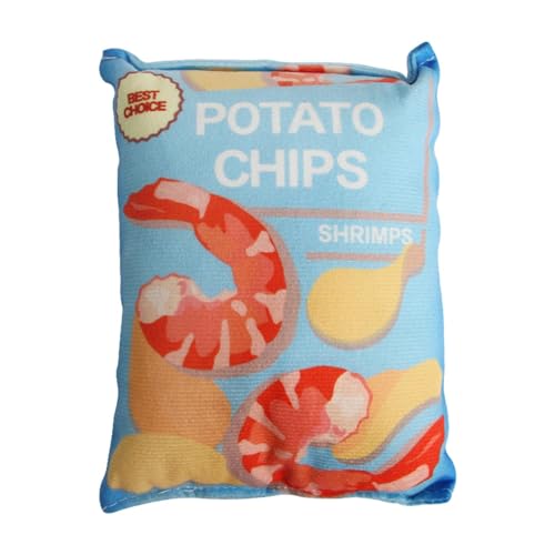 Baoblaze Foods Quietschendes Hundespielzeug, interaktives Hundezubehör, Kartoffelchips, Plüsch-Hundespielzeug, gefülltes Hundespielzeug für Welpen, Spielzeug, Blau Baoblaze Foods Quietschendes Hundespielzeug, interaktives Hundezubehör, Kartoffelchips, Plüsch-Hundespielzeug, gefülltes Hundespielzeug für Welpen, Spielzeug, Blau von Baoblaze