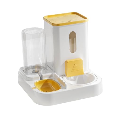 Baoblaze Futter- und Wasserspender für Haustiere, Futter- und Wasserspender für Haustiere, abnehmbar für Hauskatzen, Hunde, Gelb Baoblaze Futter- und Wasserspender für Haustiere, Futter- und Wasserspender für Haustiere, abnehmbar für Hauskatzen, Hunde, Gelb von Baoblaze