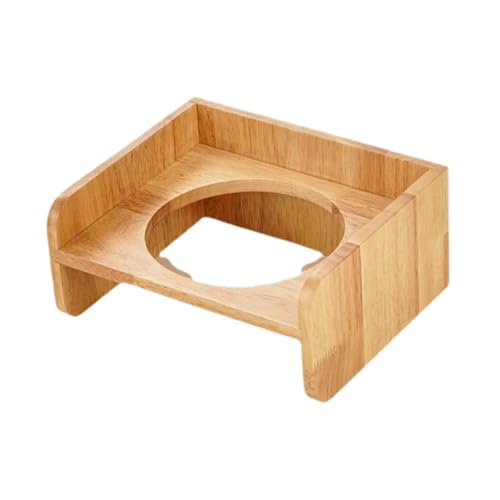 Baoblaze Futterspenderhalter für Haustiere, Halterung für Katzenfutternapf, Holzständer für langsame Fütterung, Stabiler, leicht zu tragender, erhöhter Baoblaze Futterspenderhalter für Haustiere, Halterung für Katzenfutternapf, Holzständer für langsame Fütterung, Stabiler, leicht zu tragender, erhöhter von Baoblaze