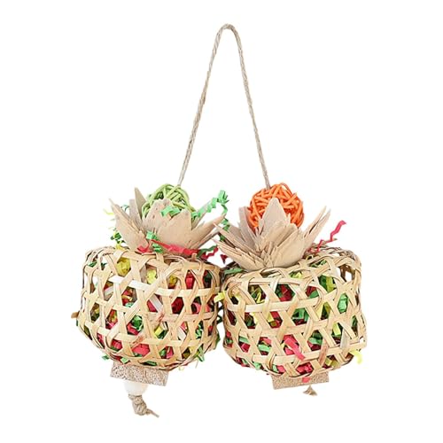 Baoblaze Futtersuche, Schredder-Spielzeug, Papageienspielzeug, Heimtierbedarf, Vogel-Kauspielzeug, Schredderball für Wellensittiche, Aras, Papageien Baoblaze Futtersuche, Schredder-Spielzeug, Papageienspielzeug, Heimtierbedarf, Vogel-Kauspielzeug, Schredderball für Wellensittiche, Aras, Papageien von Baoblaze