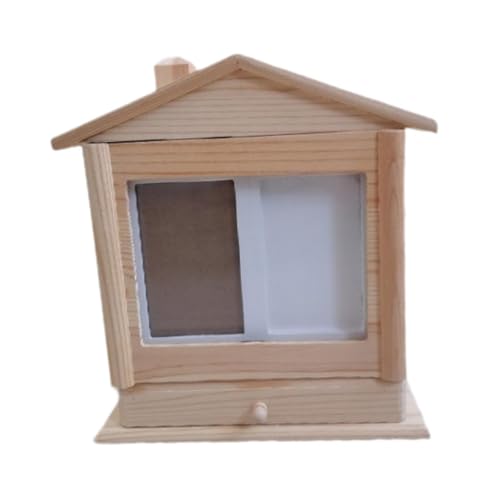 Baoblaze Gedenkurne für Haustiere aus Holz, Urne für Hunde, Einäscherung, Erinnerung an den Verlust eines Haustiers, Geschenk, Aufbewahrung mit Bilderrahmen, von Baoblaze
