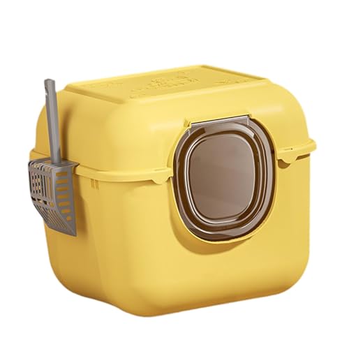 Baoblaze Geschlossene Katzentoilette, Katzentoilette mit Tür, verhindert Sandleckage, hohe Kapazität, abnehmbare Katzentoilette, Tiefe Katzentoilette, Gelb Baoblaze Geschlossene Katzentoilette, Katzentoilette mit Tür, verhindert Sandleckage, hohe Kapazität, abnehmbare Katzentoilette, Tiefe Katzentoilette, Gelb von Baoblaze