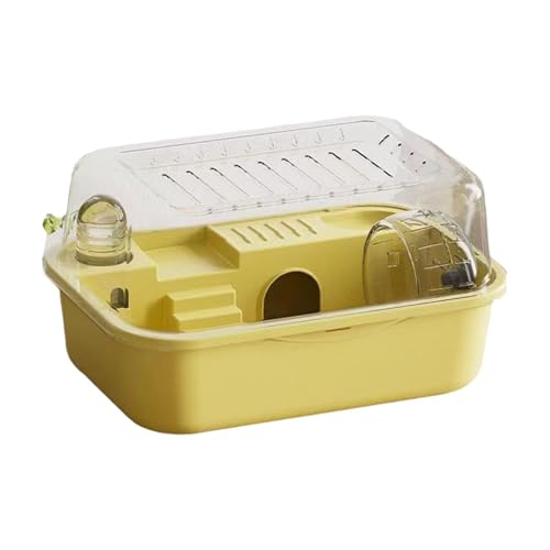 Baoblaze Habitat Hamsterkäfig Burg mit Oberteil für Kleintiere Wie Mäuse Und Ratten, Gelb von Baoblaze
