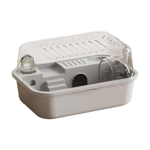 Baoblaze Habitat Hamsterkäfig Burg mit Oberteil für Kleintiere Wie Mäuse Und Ratten, grau von Baoblaze