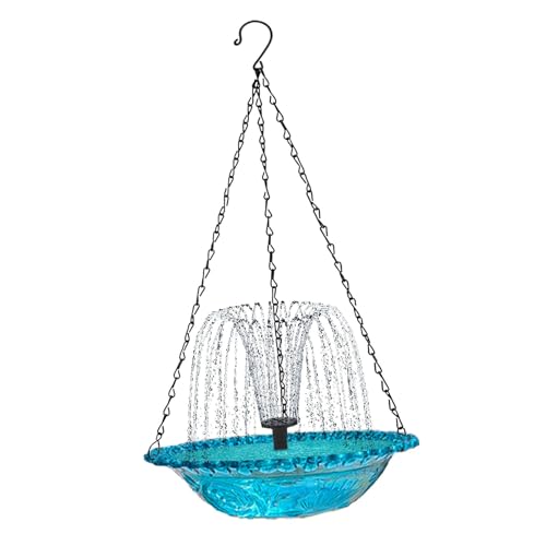Baoblaze Hängender Solar-Vogelbad-Brunnen, Vogelbad- für den Außenbereich, Gartendeko, Dekorativ, Vogelbad-Schale für Hof, Garten, Terrassendeko, Blau Baoblaze Hängender Solar-Vogelbad-Brunnen, Vogelbad- für den Außenbereich, Gartendeko, Dekorativ, Vogelbad-Schale für Hof, Garten, Terrassendeko, Blau von Baoblaze