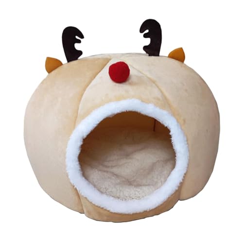 Baoblaze Halbgeschlossenes Katzennest, Katzenzelt, rutschfeste Unterseite, weich, kreativ, waschbar, Katzenbett, Katzenhaus für Hunde, Meerschweinchen, Katzen Baoblaze Halbgeschlossenes Katzennest, Katzenzelt, rutschfeste Unterseite, weich, kreativ, waschbar, Katzenbett, Katzenhaus für Hunde, Meerschweinchen, Katzen von Baoblaze
