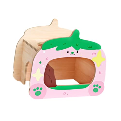 Baoblaze Hamster Bridge Reptile Versteck aus Holz bärtiger Drachenbrücke Ratte Leiter für Ratten Chinchilla Andere kleine Haustiere Schildkröte Rennmäuse, Erdbeerhaus Baoblaze Hamster Bridge Reptile Versteck aus Holz bärtiger Drachenbrücke Ratte Leiter für Ratten Chinchilla Andere kleine Haustiere Schildkröte Rennmäuse, Erdbeerhaus von Baoblaze